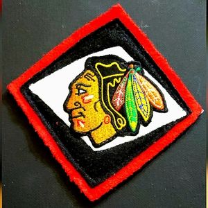 NEW 1 NHL Chicago Black Hawks Hockey Patch/Emblem/Appliqué! 5"x5" Sew-On. Unisex